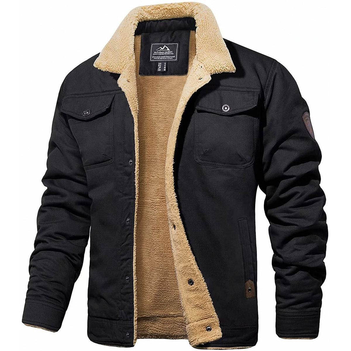 Lervaine® | Rugged Men's Bomber Jacket