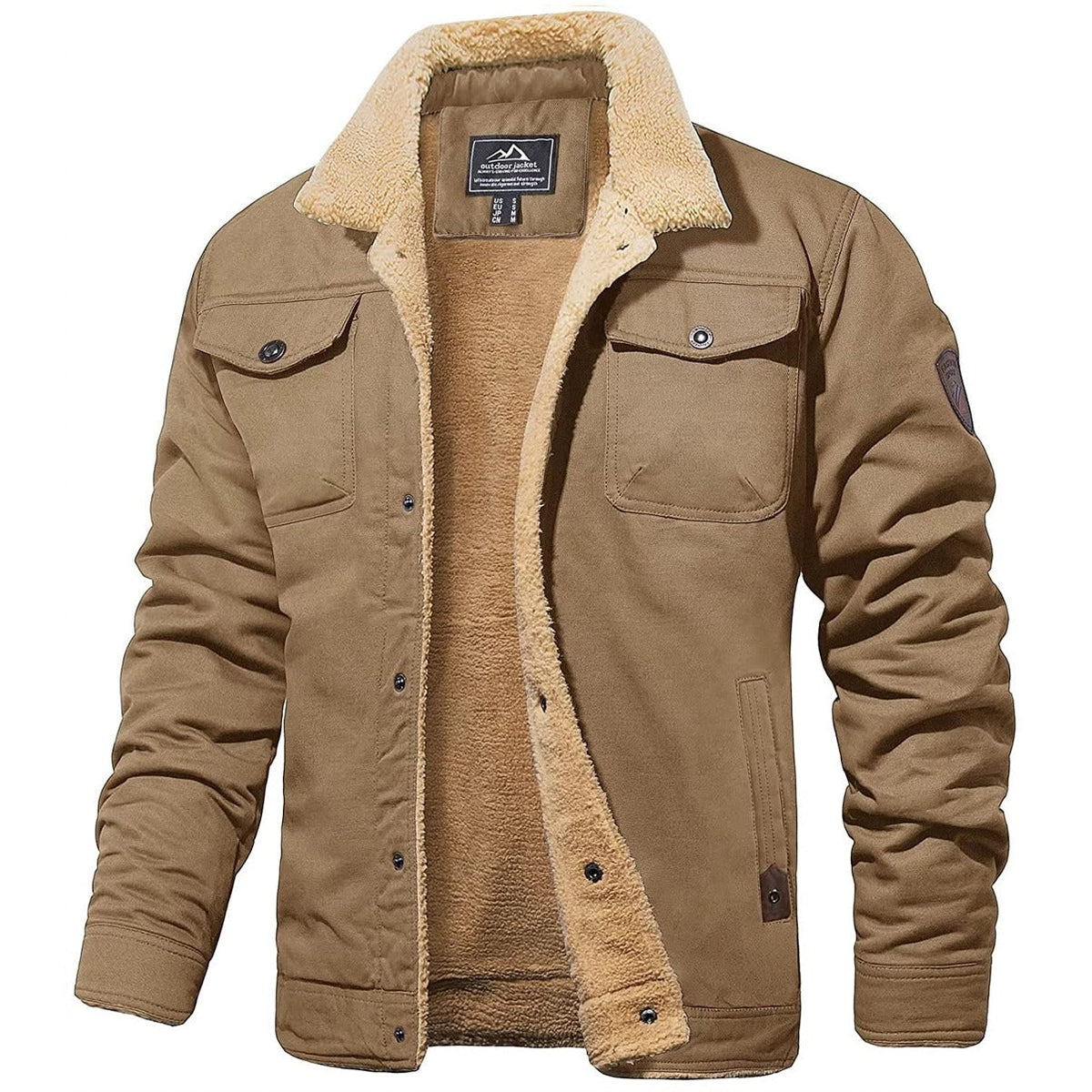 Lervaine® | Rugged Men's Bomber Jacket