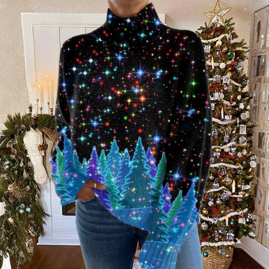 Holly | Festive High-Neck Jumper