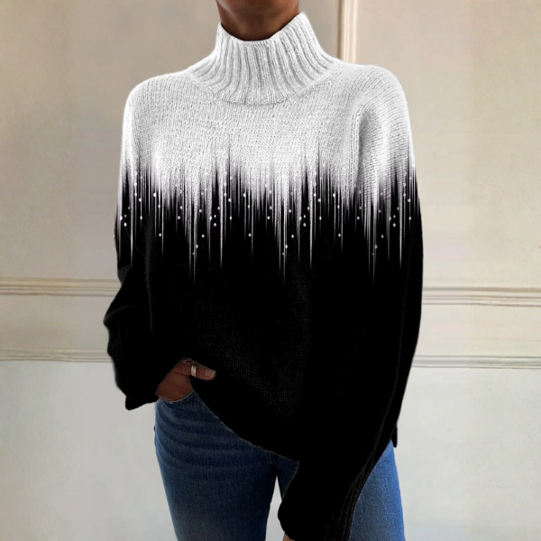 Delaney | Ombré High-Neck Jumper