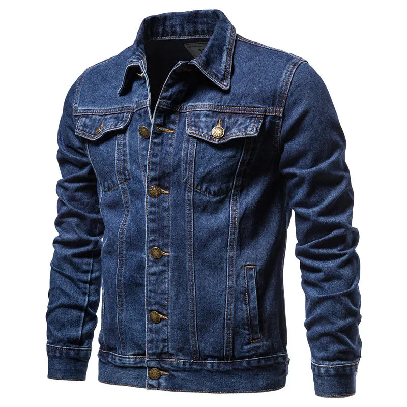 Lervaine® | Denim Motorcycle Jacket