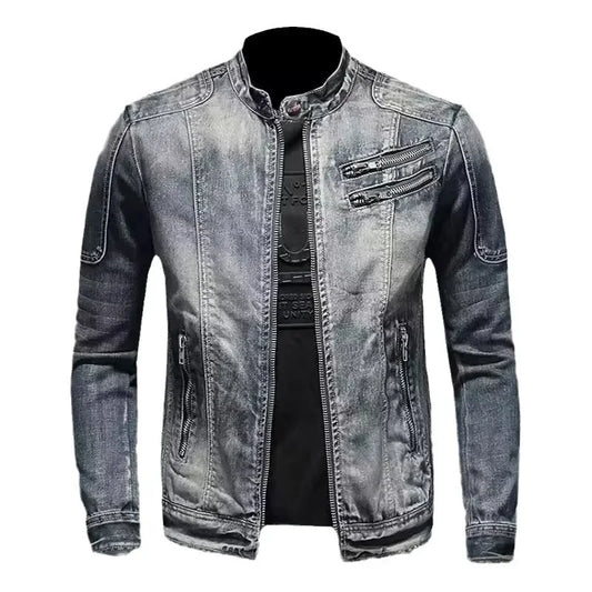 Lervaine® | Motorcycle Denim Jacket