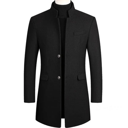 Lervaine® | Cashmere Wool Men's Trench Coat