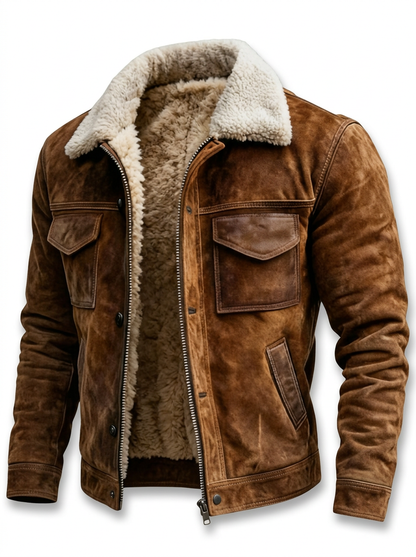 Lervaine® | Sherpa Leather Jacket
