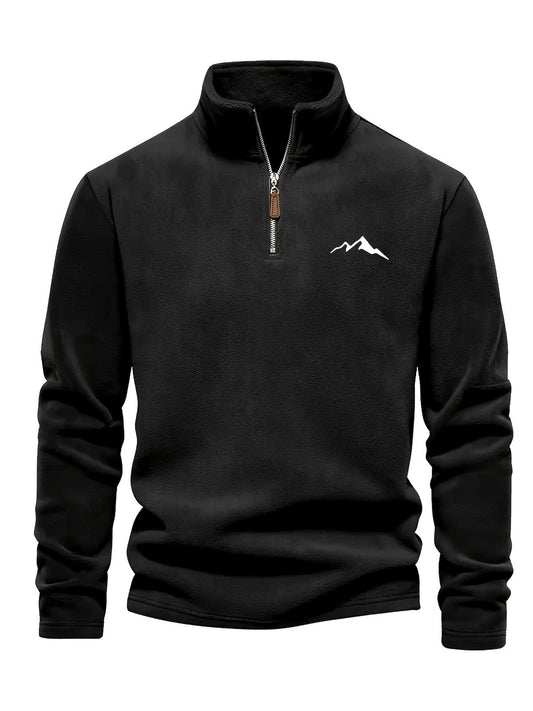 Men's Lined High Neck Jumper