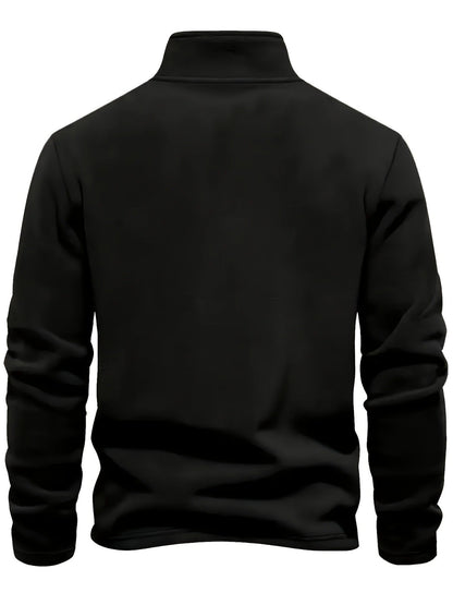 Men's Lined High Neck Jumper