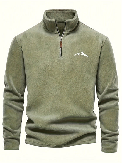 Men's Lined High Neck Jumper