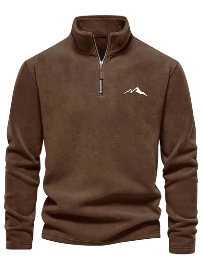 Men's Lined High Neck Jumper