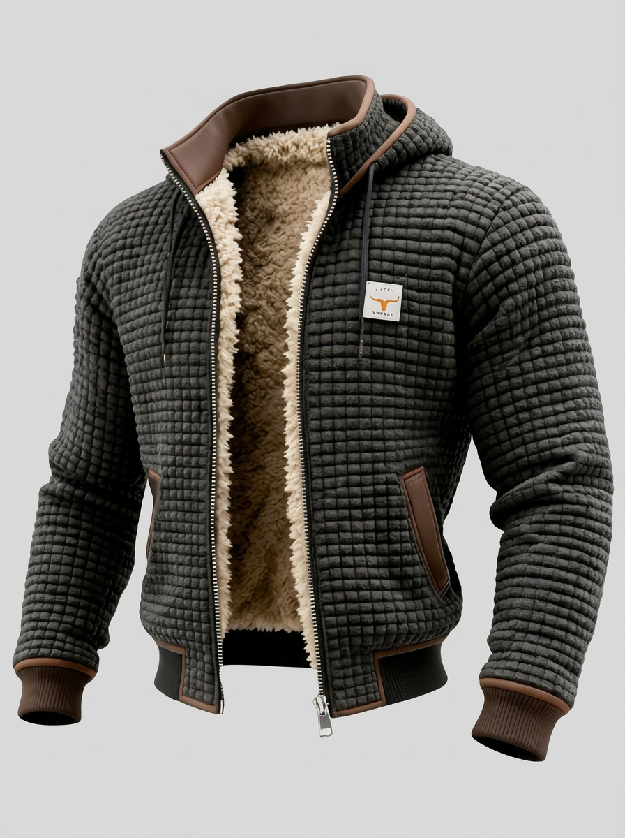 Lervaine® | Retro Jacket with Hood and Zip