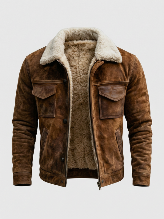 Lervaine® | Sherpa Leather Jacket